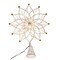 Kurt Adler stunning 14.5-Inch 50-Light Warm White LED 12-Point Star Tree Topper